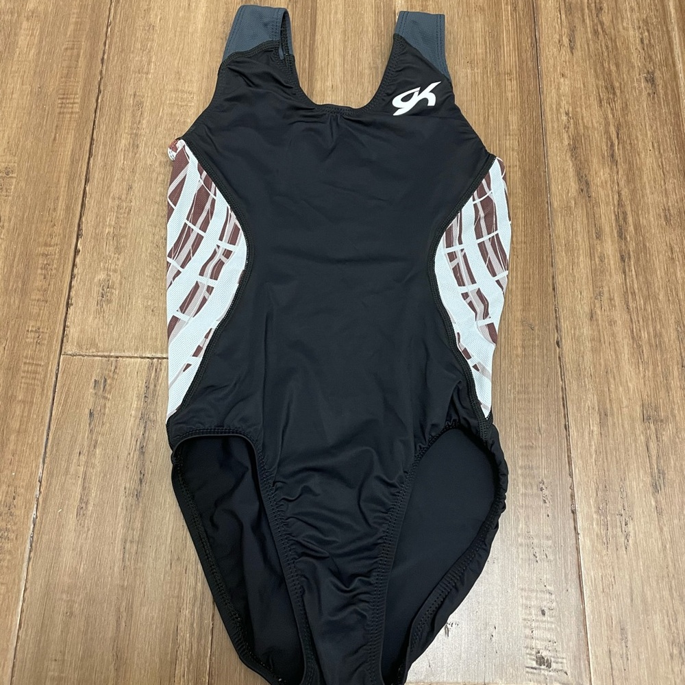 Black child large GK leotard